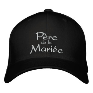 Père de la Jeune Mariée de Chapeau Embroidered Hat