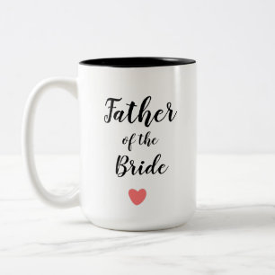 Père de la mariée mug Blanc et noir