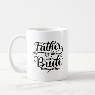 Père De La Mug De Typographie De Mariée