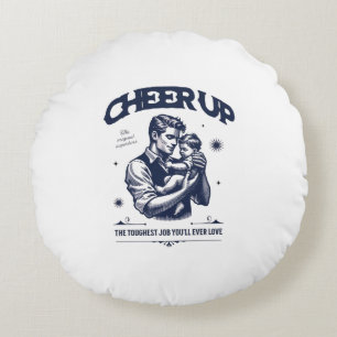 PÈRE DÉCO DÉCORATION D'INTÉRIEUR COUSSIN RONDE