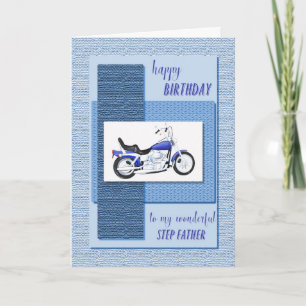 Père d'étape, une carte d'anniversaire avec un