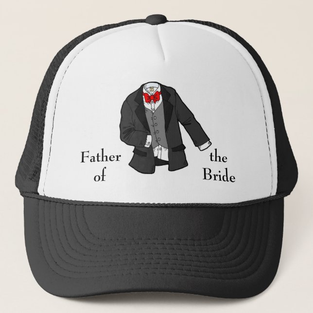 Père du casquette de jeune mariée (Devant)