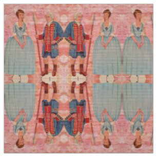 Père & Fille Papier Colonial Tissu de poupée