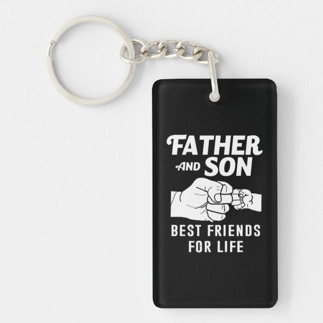 Père Fils Amis Fist Bump Chemise Père Jour (Devant)