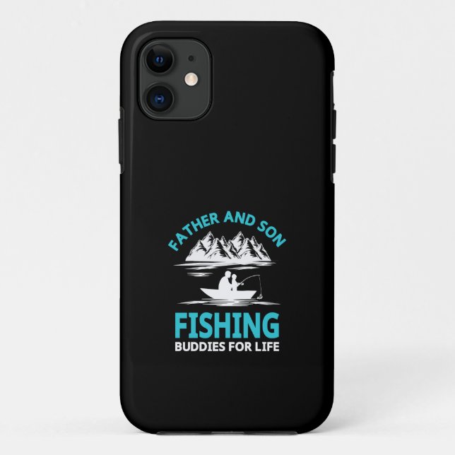 Père & Fils Pêcheurs Épouses Pour Coque iphone À V (Dos)