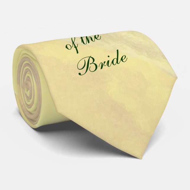 Père floral jaune de la Cravate de mariée (Roulé)