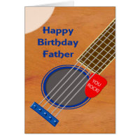 Père Guitare Joueur Anniversaire