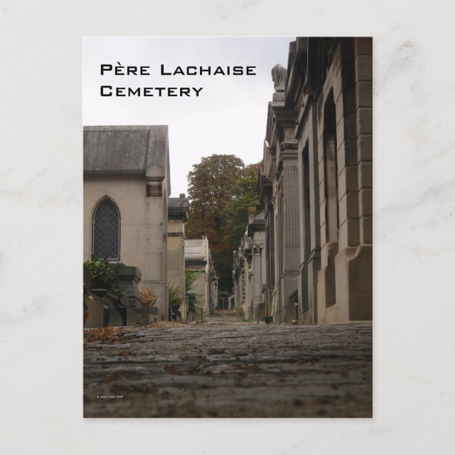Père Lachaise Cemetery Postcard (Front)