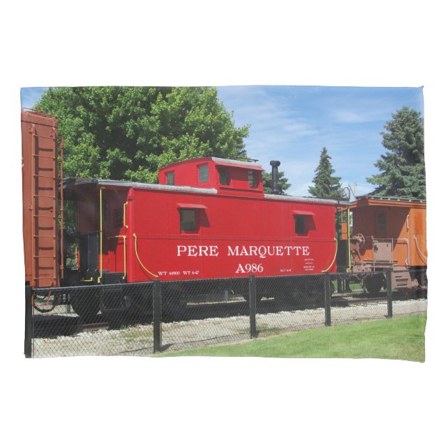 Pere Marquette Caboose A986 pillow case (Front)
