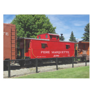 Pere Marquette Caboose A986 tablecloth