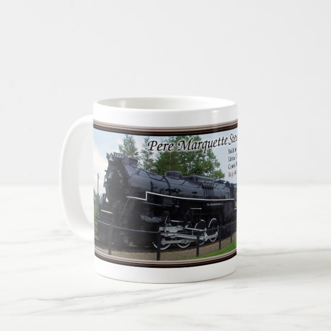 Pere Marquette Steam Locomotive tasse (Devant gauche)