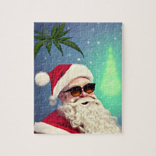 Père Noël a un Plante sur son esprit Jigsaw Puzzle