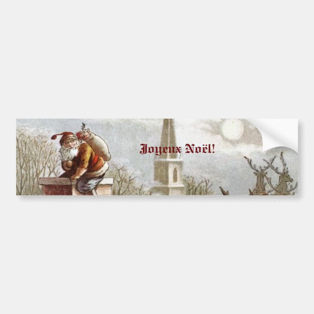 Père Noël Autocollants pour voiture Bumper Sticker (Front)