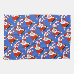 Père Noël avec Sucres de canne Serviette de cuisin