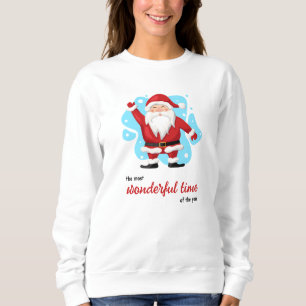 Père Noël. Beau Sweatshirt d'hiver
