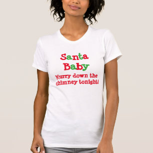 PÈRE NOËL BÉBÉ FEMME'S FINE JERSEY T-SHIRT (BLANC)