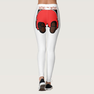 Père Noël Butt Leggings Blanc