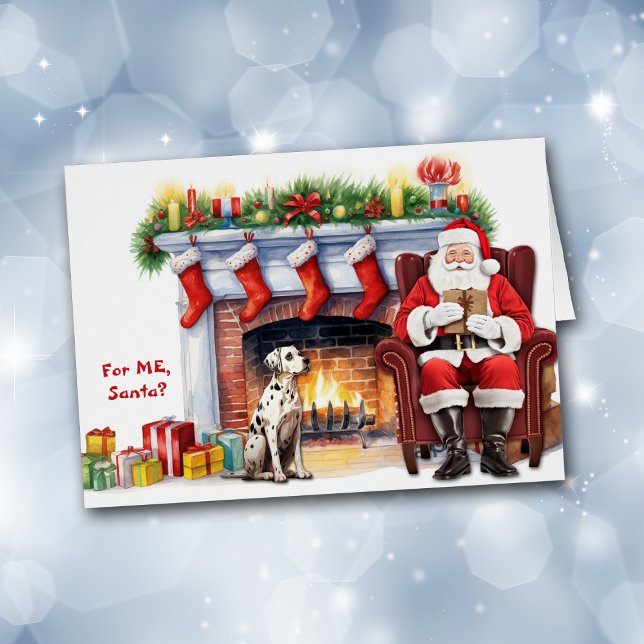 Père Noël Cadeau Dalmatie Chien Noël (Créateur téléchargé)