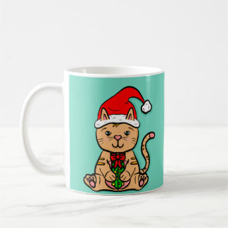 Père Noël Cat Mug