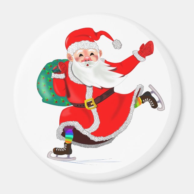 Père Noël Christmas Magnet (Devant)