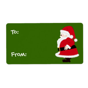 Père Noël Christmas Name Tags