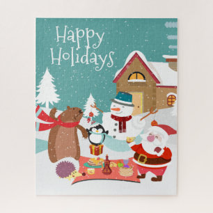 Père Noël Christmas Picnic Puzzle