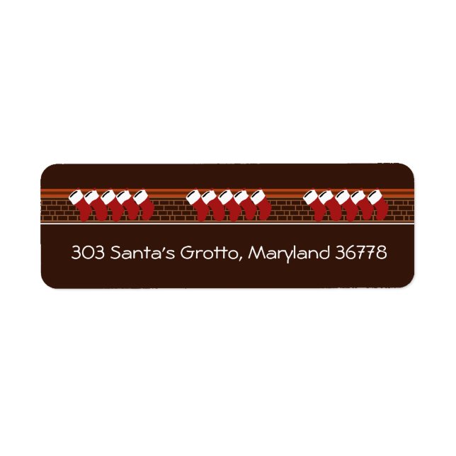 Père Noël Christmas Stockings (Devant)