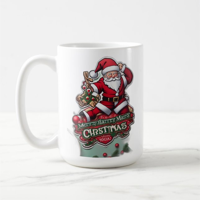 Père Noël classique mug (Gauche)