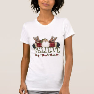 Père Noël Croire T-shirts et cadeaux