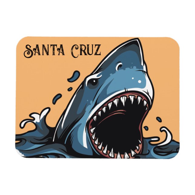 Père Noël Cruz, Californie Magnet de cuisine (Horizontal)