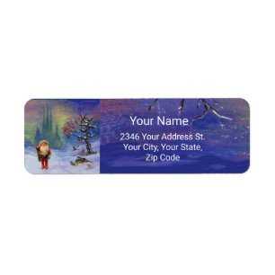 PÈRE NOËL de Noël de bleu de GNOMES