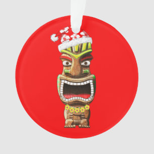 Père Noël de Noël hawaïen Tiki