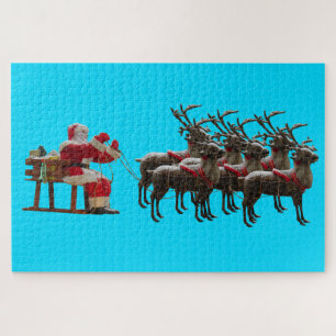 Père Noël & Deers Puzzle