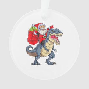 Père Noël équitation Dinosaur T rex Christmas Boys