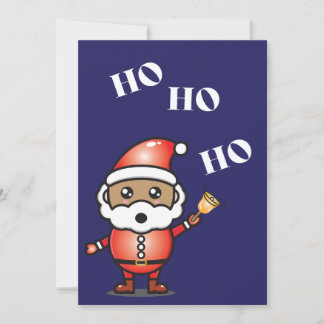 Père Noël est ici carte de Noël