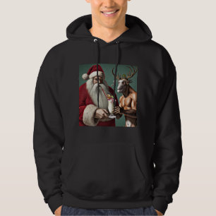 Père Noël et Krampus Sweat - shirt à capuche de No