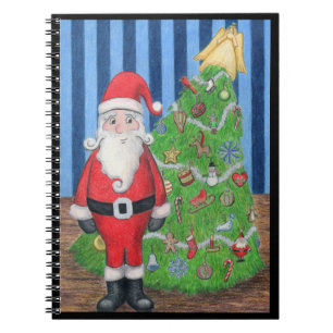 Père Noël et le Carnet des arbres de Noël