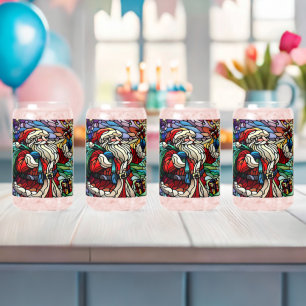 Père Noël et Reindeerts en Verre de Majestic