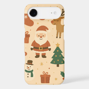 Père Noël et rennes mignons – Noël festif