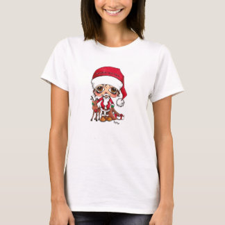 Père Noël et T-shirt de Rudolf