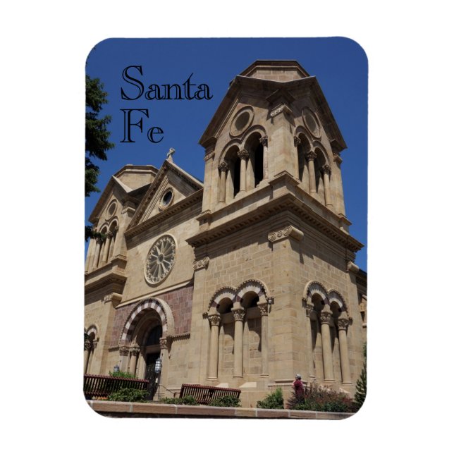 Père Noël Fe St Francis Cathedral Magnet (Vertical)