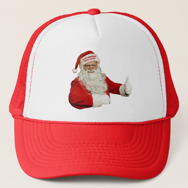 Père Noël font à Noël de grands encore casquettes (Devant)