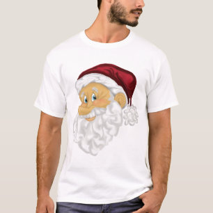 Père Noël font face au T-shirt de vacances de No