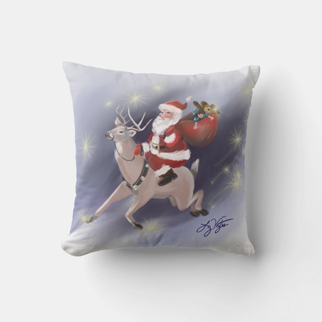 Père Noël fournit le Coussin (Recto)