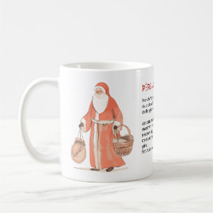 Père Noël French Father Christmas Dictionary  Coffee Mug