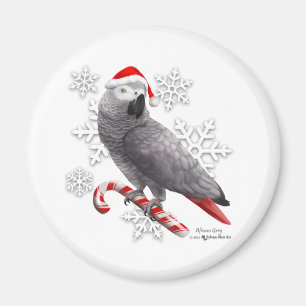 Père Noël Grey Magnet