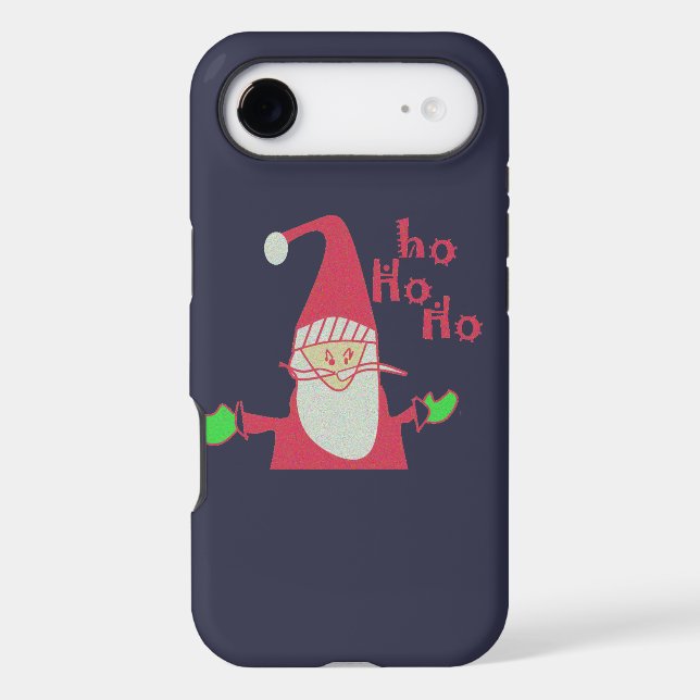 Père Noël humoristique avec Ho Ho Ho Festive (Verso)