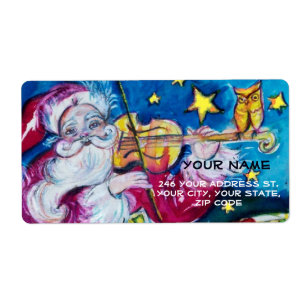 PÈRE NOËL INSPIRÉ JOUANT le VIOLON AVEC Noël d