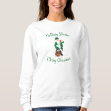 Père Noël irlandais Joyeux Sweatshirt de Noël