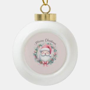 Père Noël Joyeux ornement de Noël